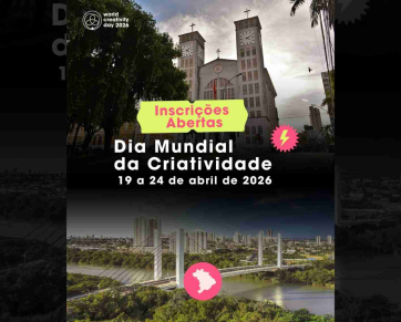 Inscrições abertas para o World Creativity Day 2026 na Grande Cuiabá